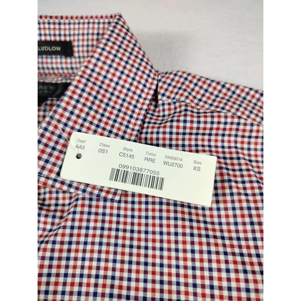 J. Crew Shirt Mens XS Multicolor Ludlow 120s 2 Ply Classiccore Normcore Corpcore
